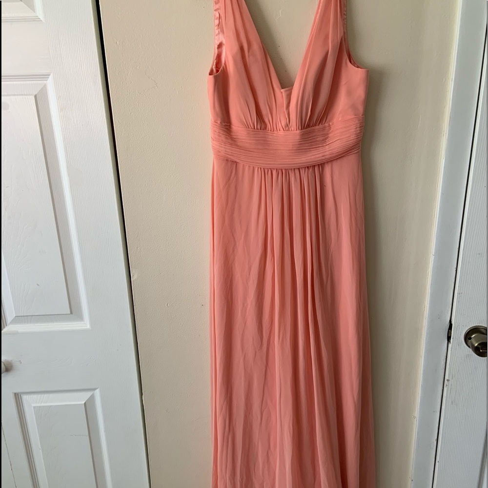 Prom pink long dress